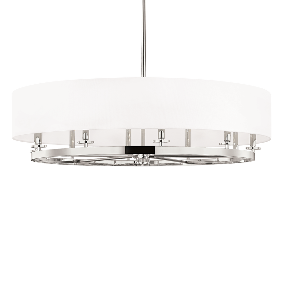 Hudson Valley Lighting Durham Chandelier — Polished Nickel