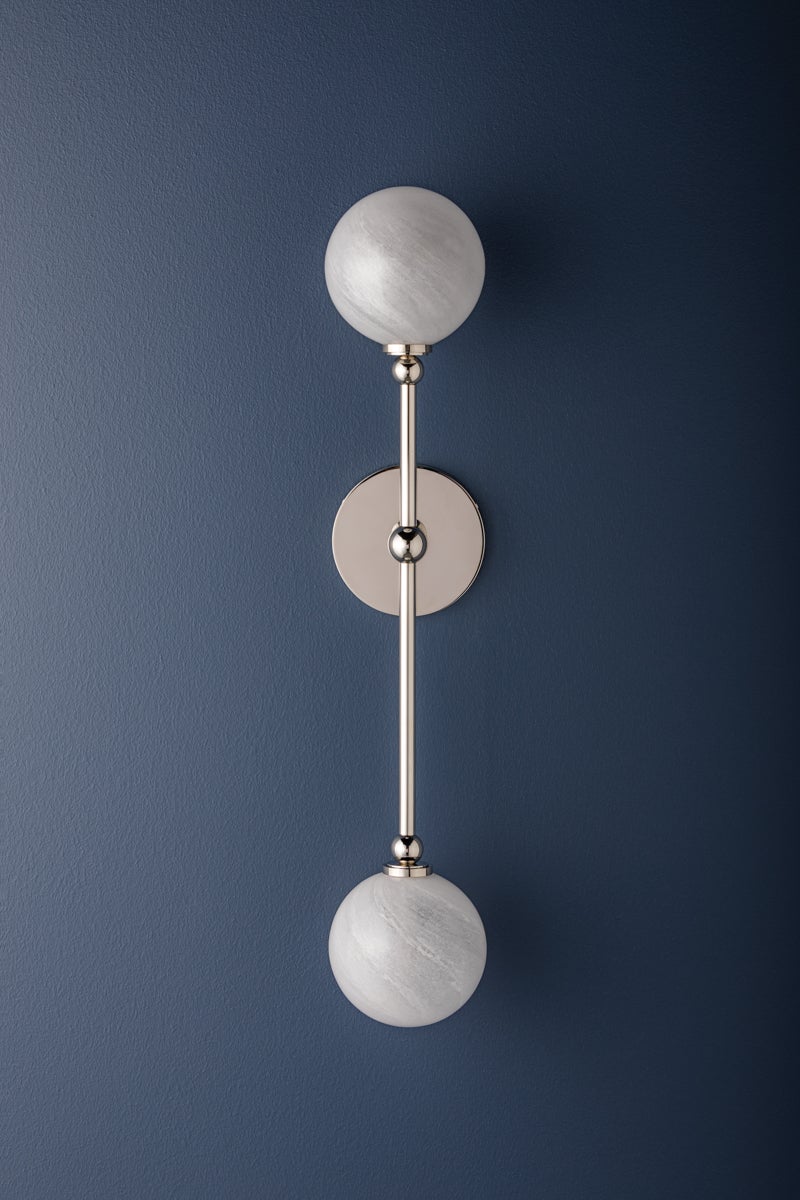 Hudson Valley Lighting Andrews Wall Sconce — Polished Nickel