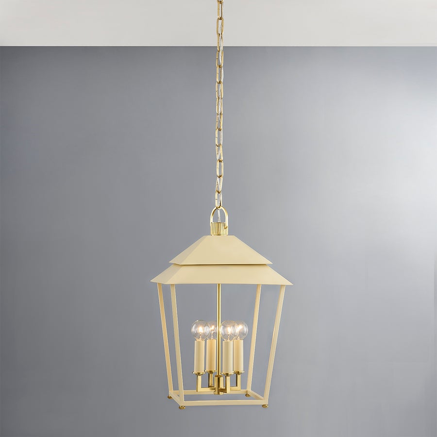 Hudson Valley Lighting Natick Lantern — 5119-AGB/SSD