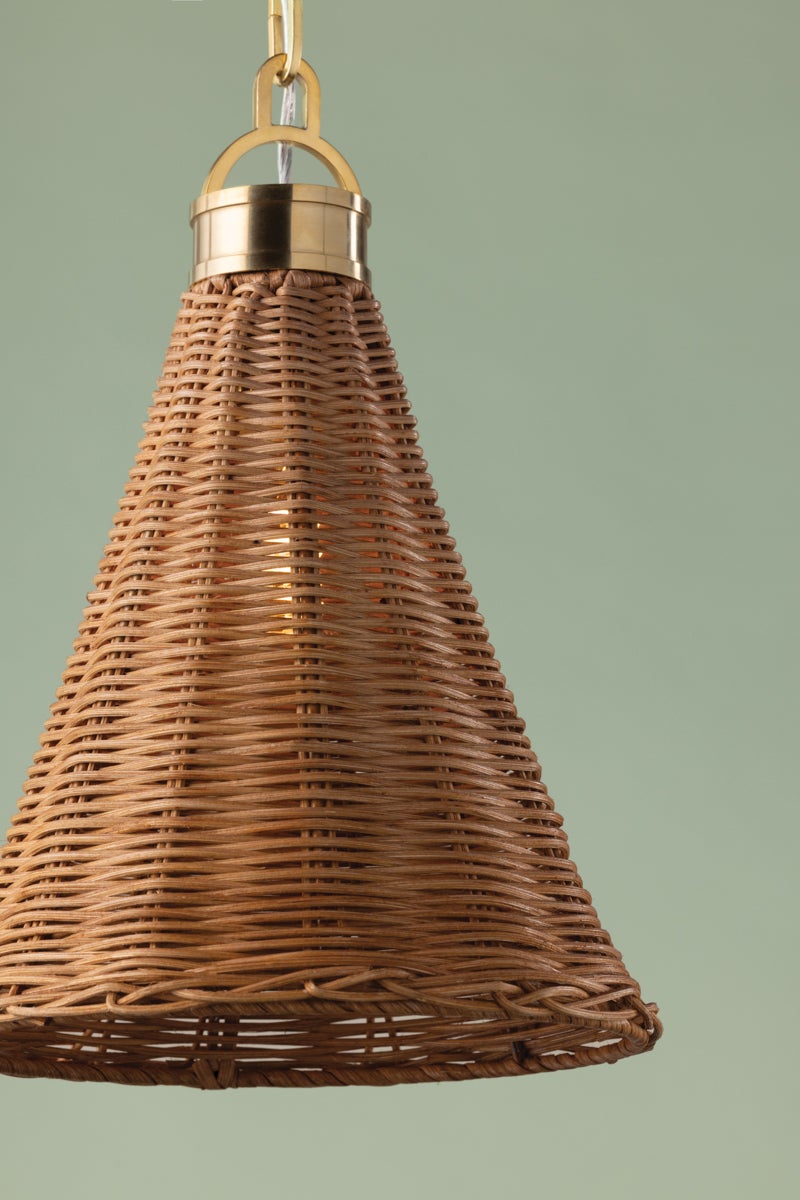 Hudson Valley Lighting Kensington Pendant — Aged Brass