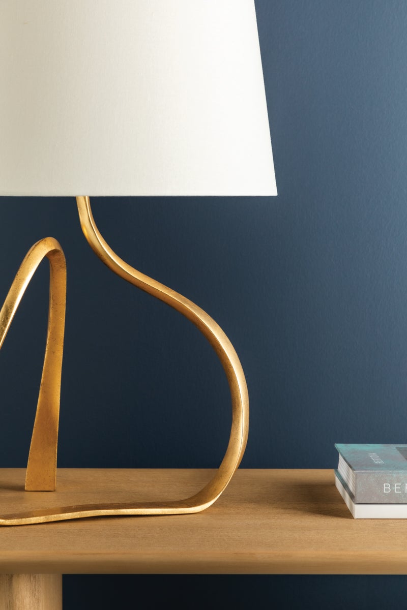 Hudson Valley Lighting Tharold Table Lamp — Vintage Gold Leaf