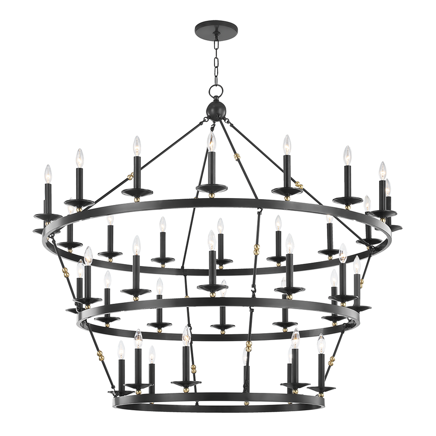 Hudson Valley Lighting Allendale Chandelier — 3258-AOB