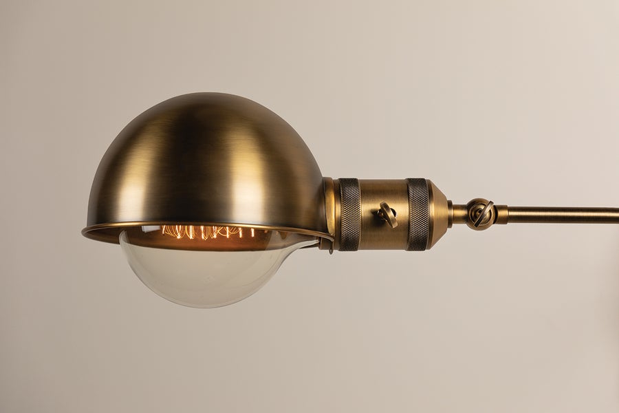 Troy Lighting CANNON Plug-in Sconce — PTL1108-PBR