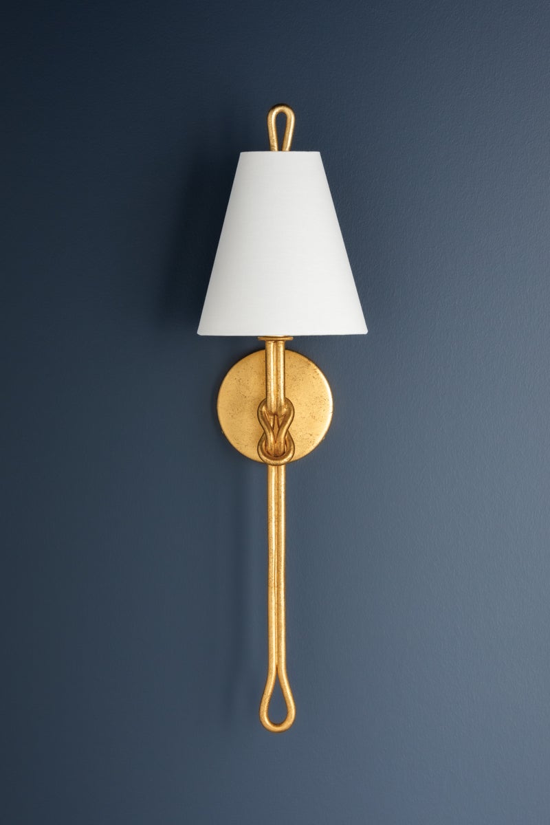Hudson Valley Lighting ALBURGH WALL SCONCE — Vintage Gold Leaf