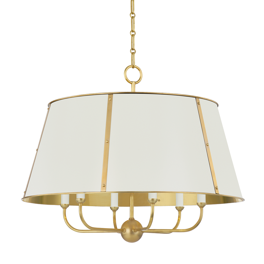 Hudson Valley Lighting Cambridge Chandelier — MDS121-AGB/OW