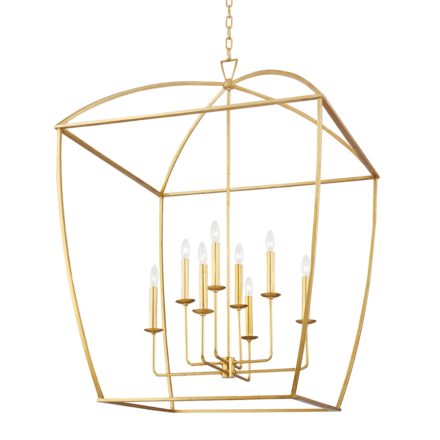 Hudson Valley Lighting Bryant Lantern — Gold Leaf