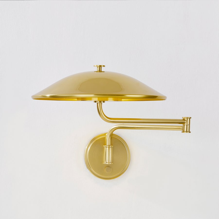 Hudson Valley Lighting BROCKVILLE Wall Sconce — Aged Brass