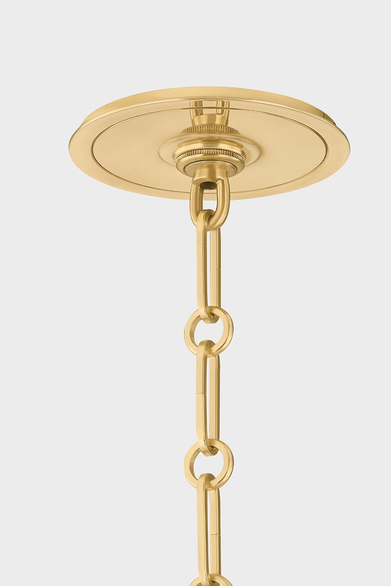 Hudson Valley Lighting Burghley Chandelier — MDS2000-AGB/OW