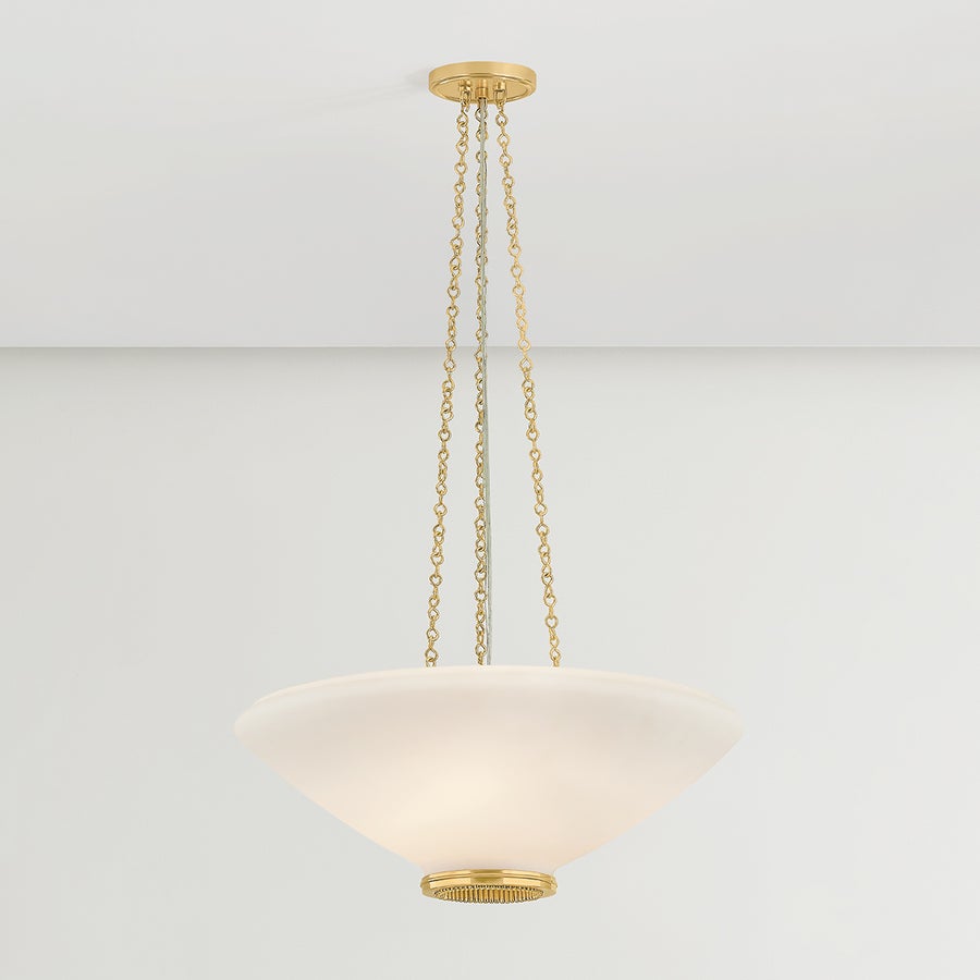 Hudson Valley Lighting AWOSTING Pendant — Aged Brass