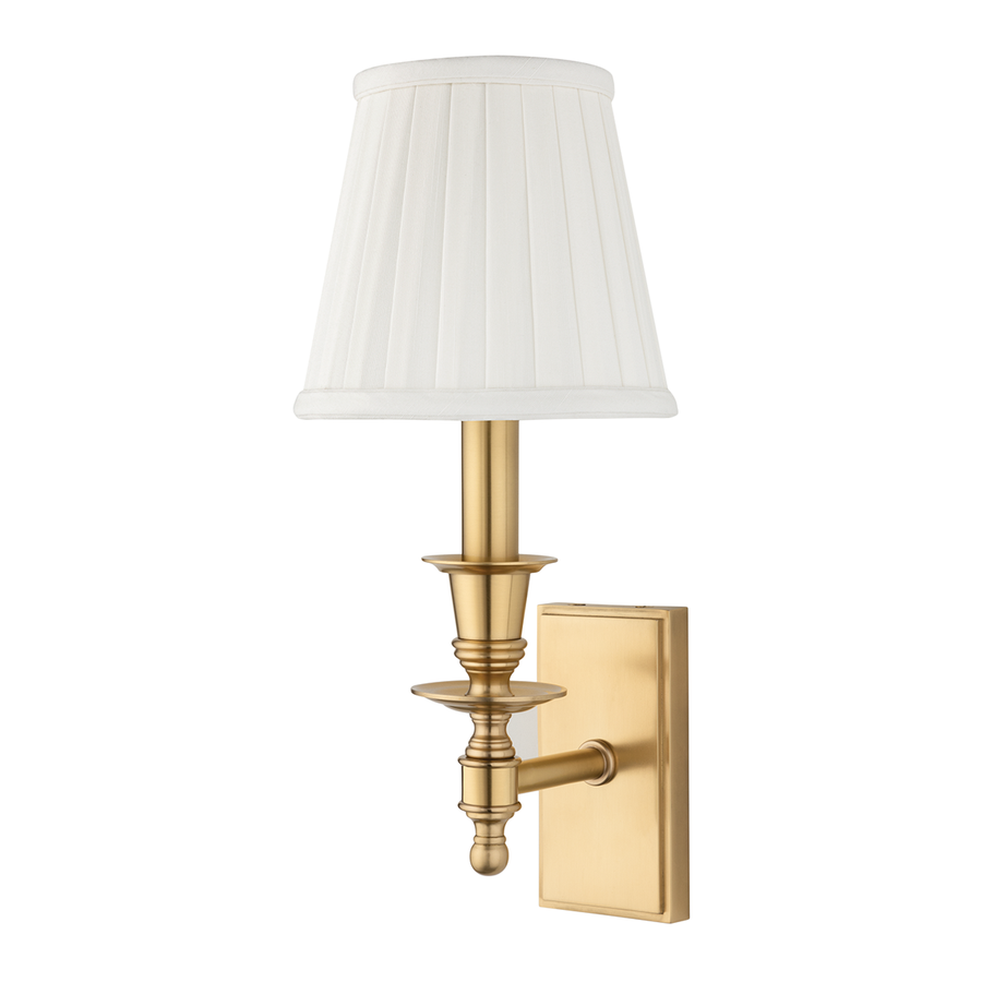 Hudson Valley Lighting Ludlow Wall Sconce — Aged Brass