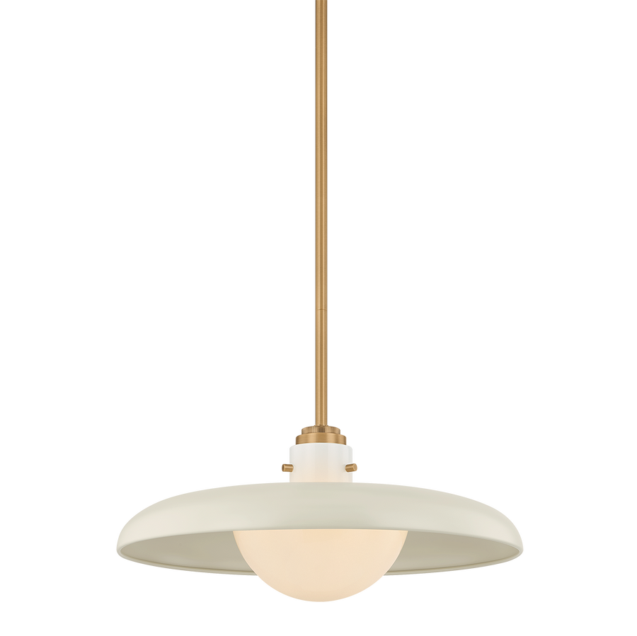 Troy Lighting Gustavo Pendant — F2620-PBR/OW