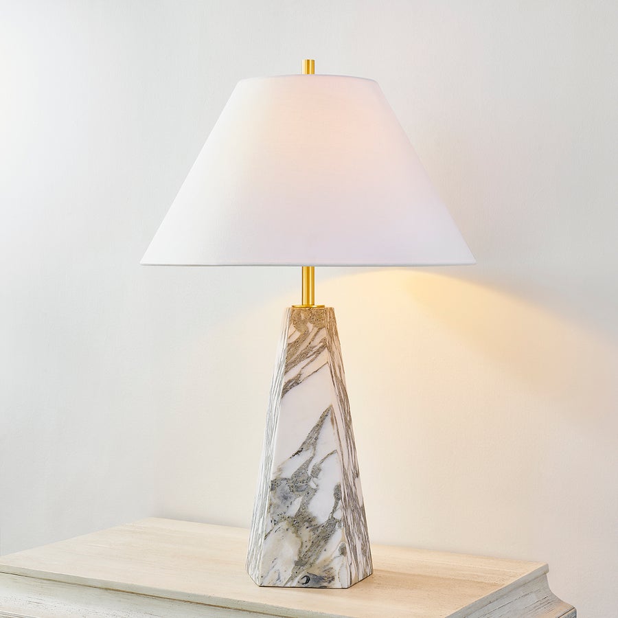 Hudson Valley Lighting BENICIA Table Lamp — Aged Brass