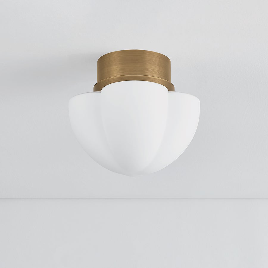 Hudson Valley Lighting SEABROOK Flush Mount — Historic Bronze