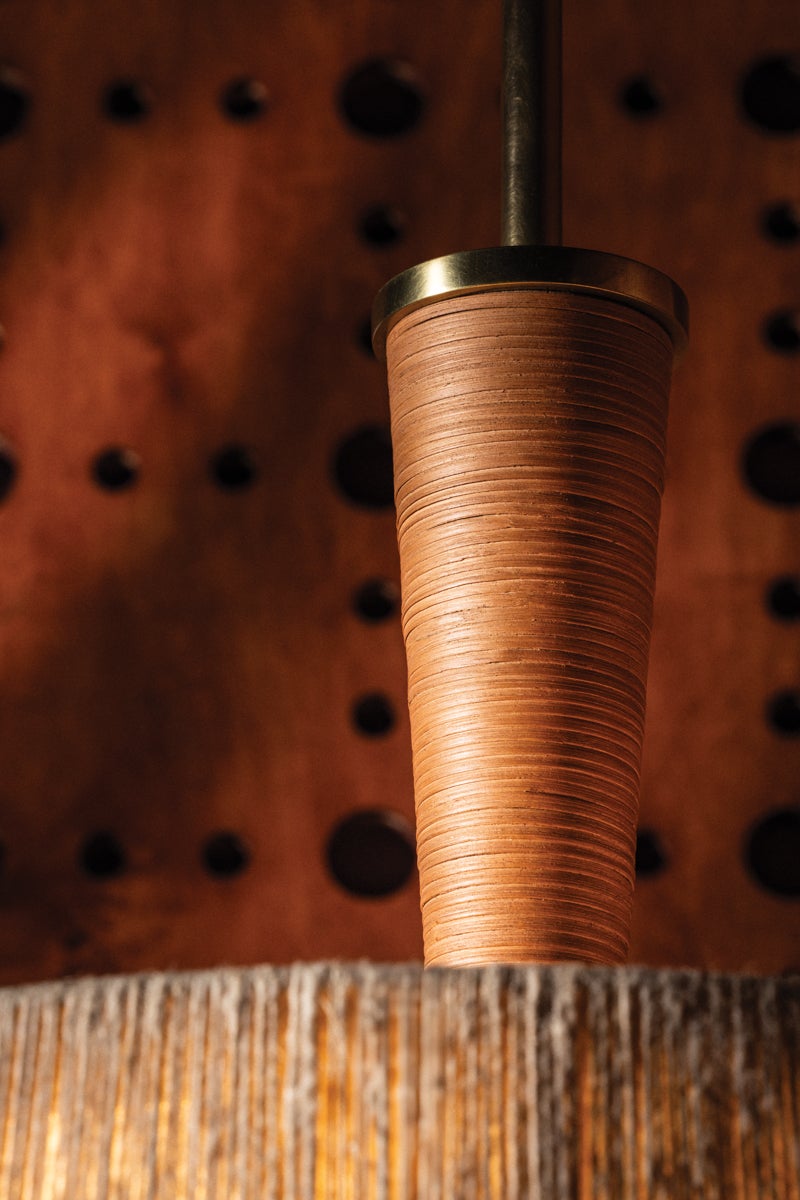 Hudson Valley Lighting GEORGE Pendant — Aged Brass