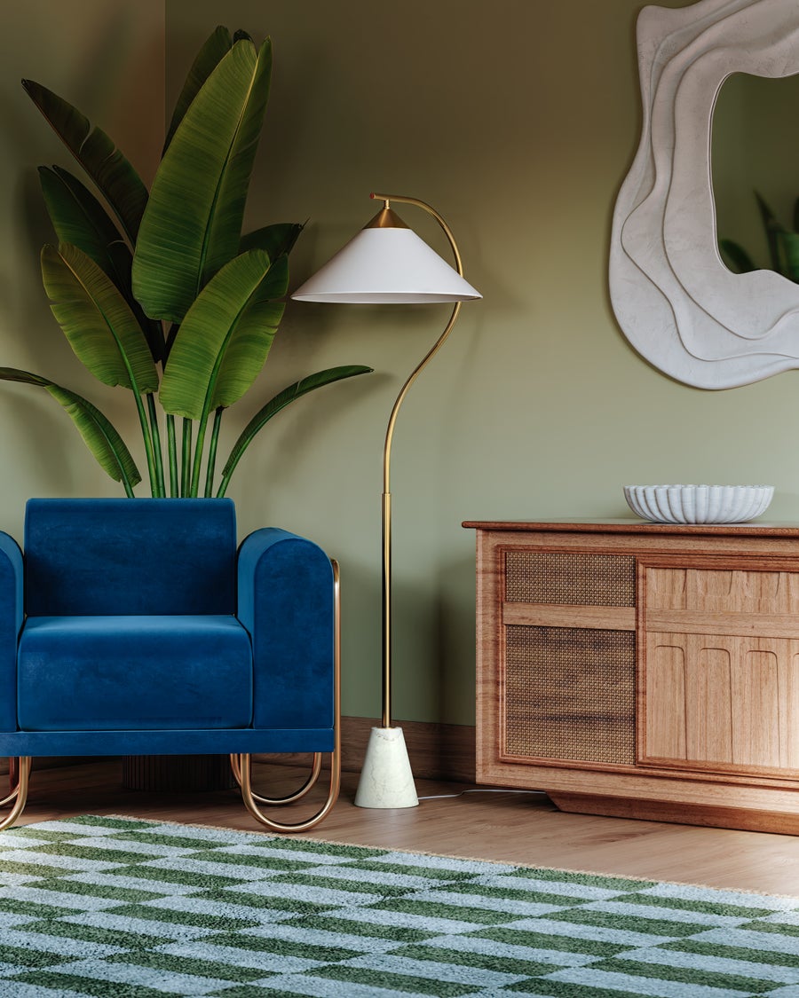 Mitzi Bianca Floor Lamp — HL930401-AGB