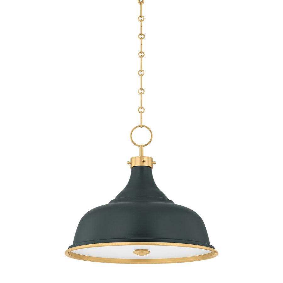 Hudson Valley Lighting Painted No.1 Pendant — MDS300-AGB/SSG