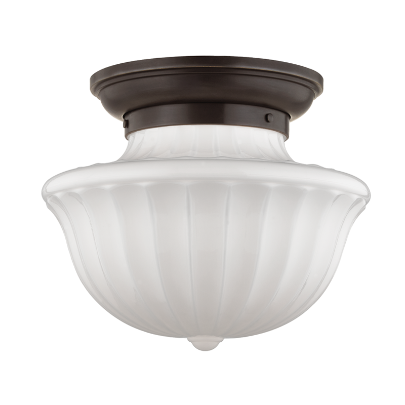 Hudson Valley Lighting Dutchess Flush Mount — Old Bronze
