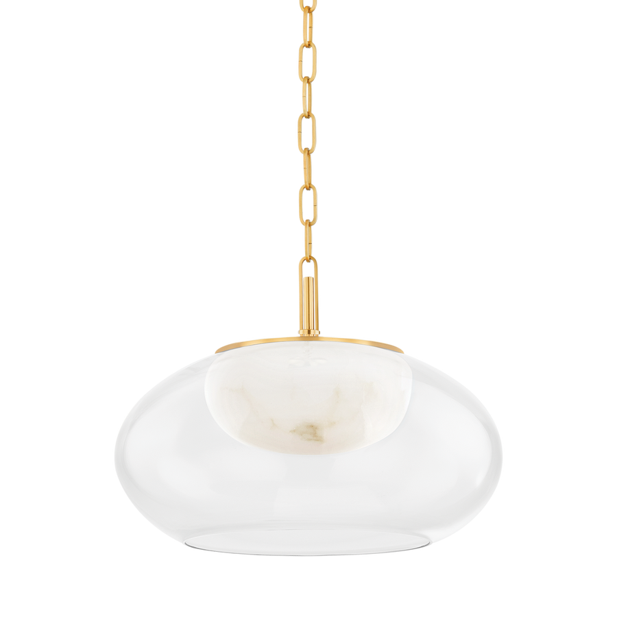 Hudson Valley Lighting MOORE Pendant — Aged Brass