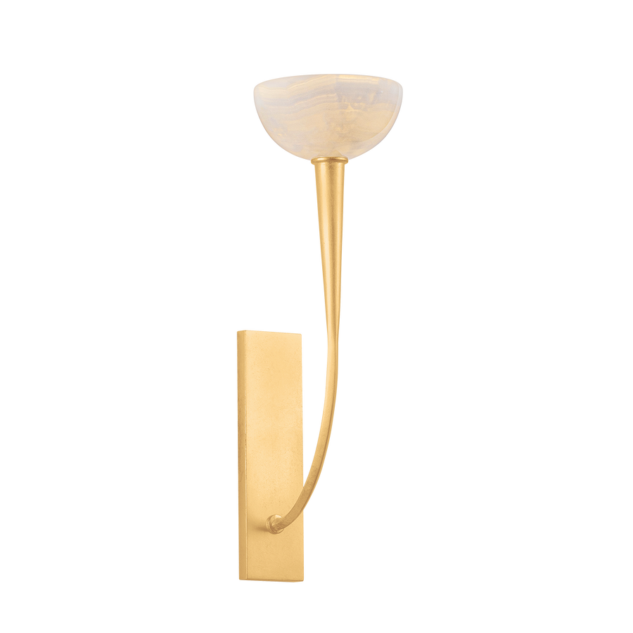 Hudson Valley Lighting Maywood Wall Sconce — Vintage Gold Leaf