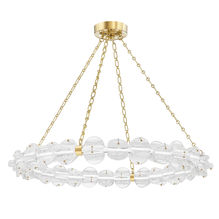 Hudson Valley Lighting Lindley Chandelier — Aged Brass