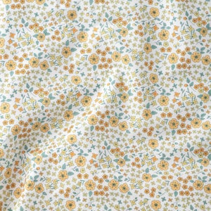 Wallowa Floral Sheeting in Chamomile thumbnail 3