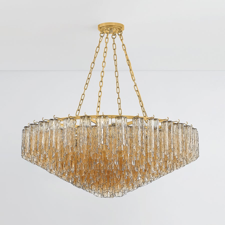 Hudson Valley Lighting WATERTOWN Chandelier — Aged Brass