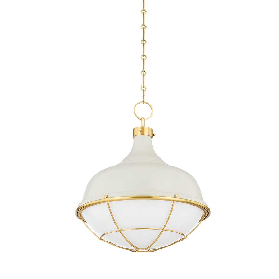 Hudson Valley Lighting HOLKHAM Pendant — MDS1502-AGB/OW