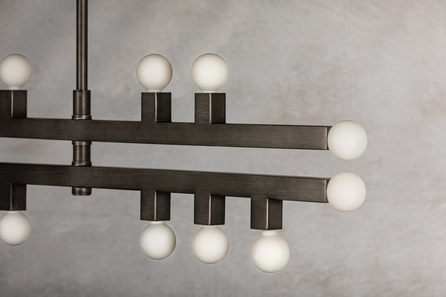 Mitzi Sutter Chandelier — H823914-GRA