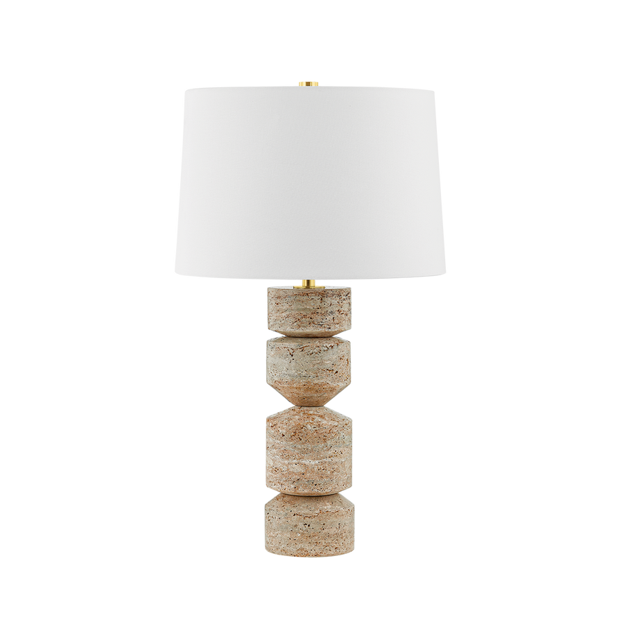 Hudson Valley Lighting GALEVILLE TABLE LAMP — Aged Brass