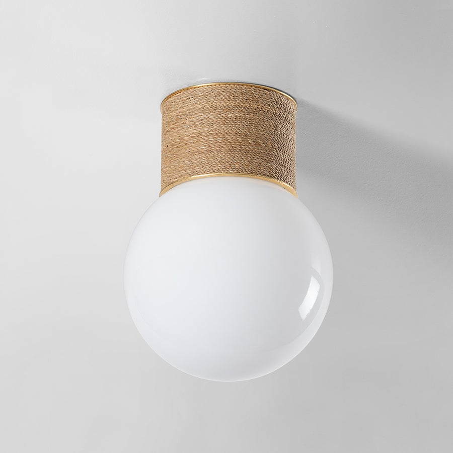 Hudson Valley Lighting ARDSLEY Flush Mount — Vintage Gold Leaf