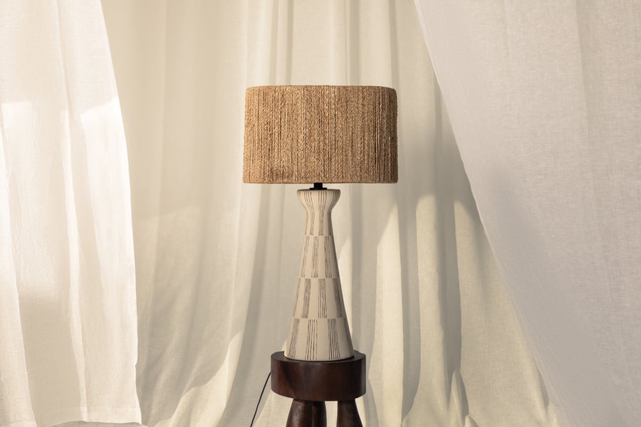 Troy Lighting Palma TABLE LAMP — PTL1230-SBK/CGH