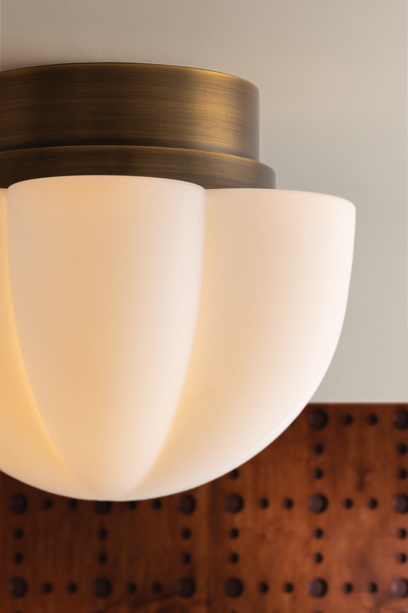 Hudson Valley Lighting SEABROOK Flush Mount — Historic Bronze