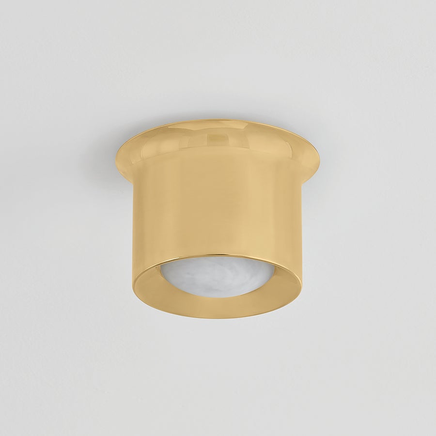 Hudson Valley Lighting NOXON Flush Mount — Aged Brass