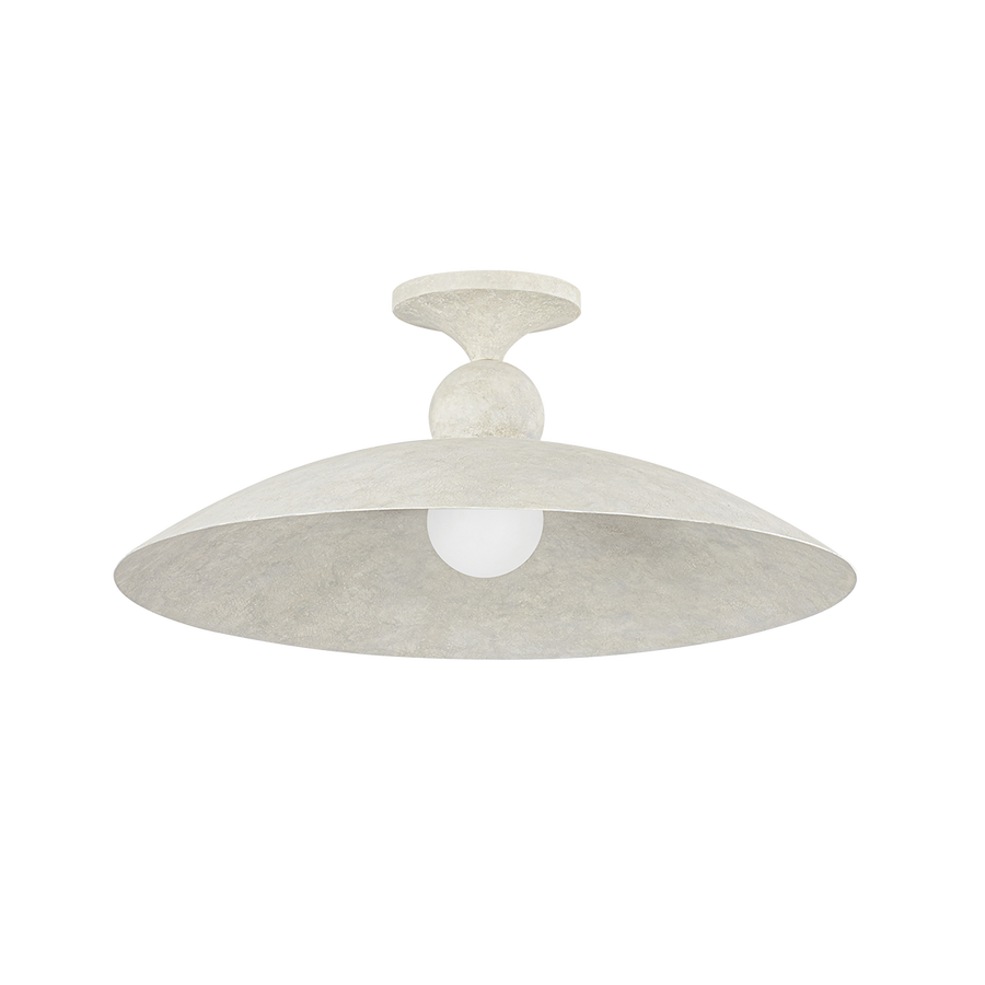 Hudson Valley Lighting TEELIN Flush Mount — Limewash Plaster