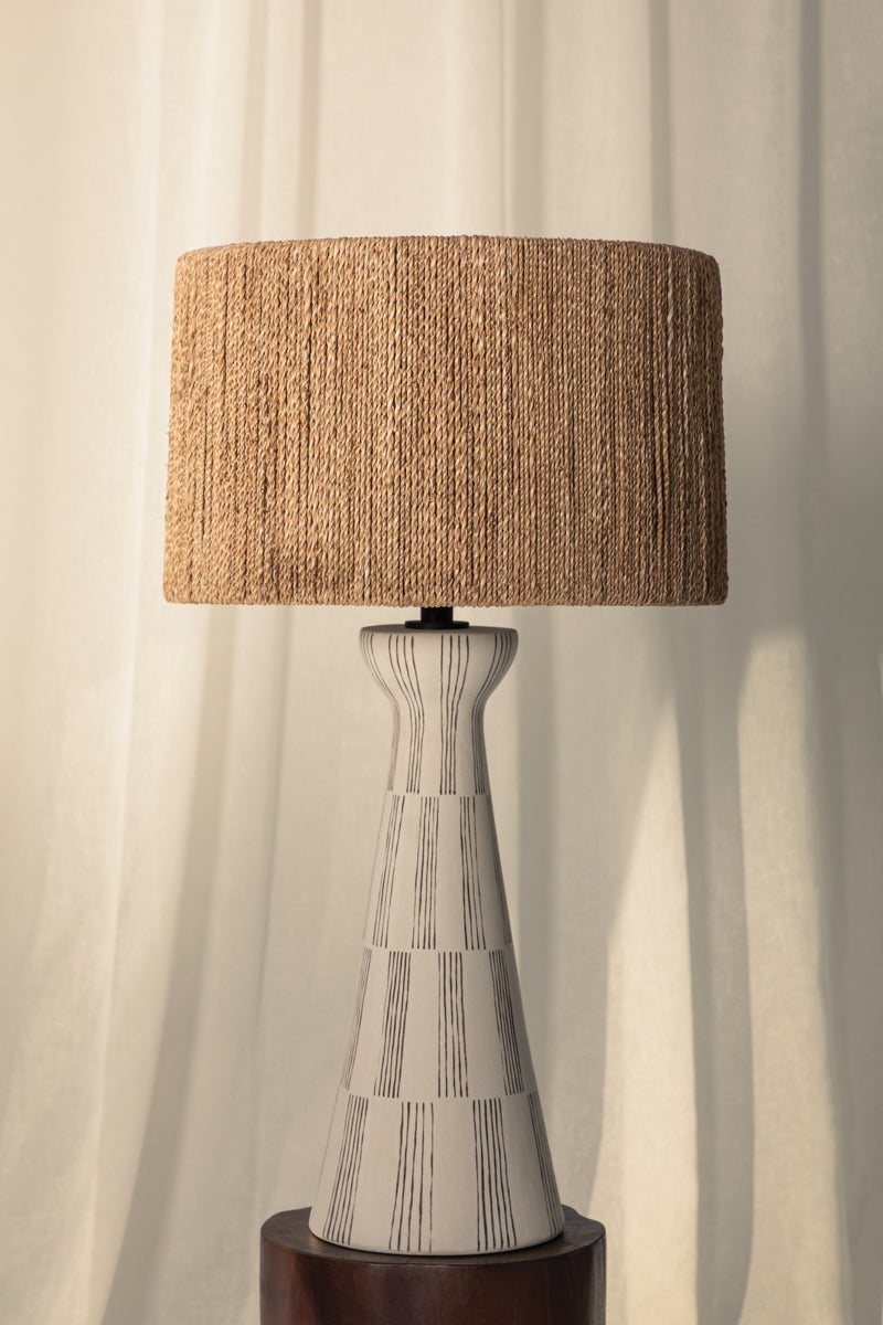 Troy Lighting Palma TABLE LAMP — PTL1230-SBK/CGH