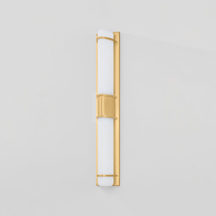 Hudson Valley Lighting TOTTENVILLE Wall Sconce — Aged Brass