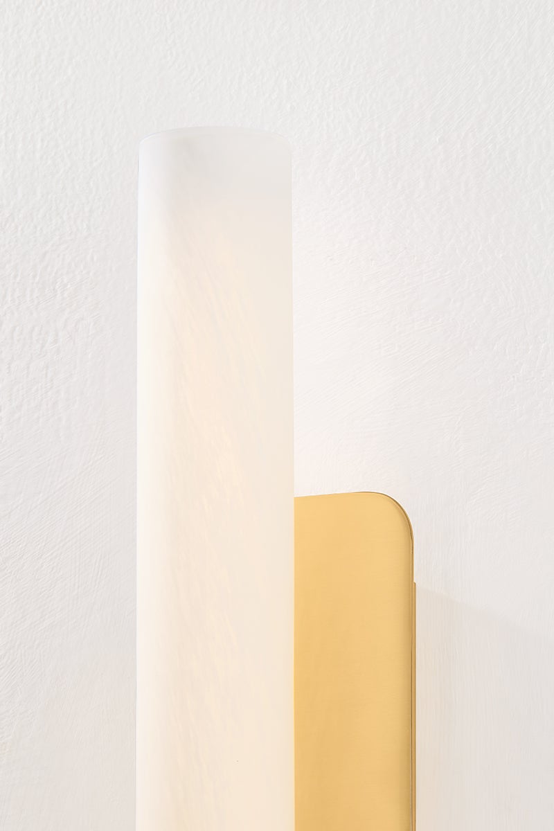 Hudson Valley Lighting GROVELAND STATION Wall Sconce — Aged Brass