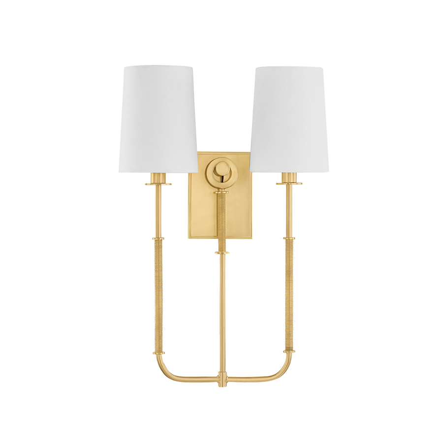 Hudson Valley Lighting GLENMONT Wall Sconce — Aged Brass