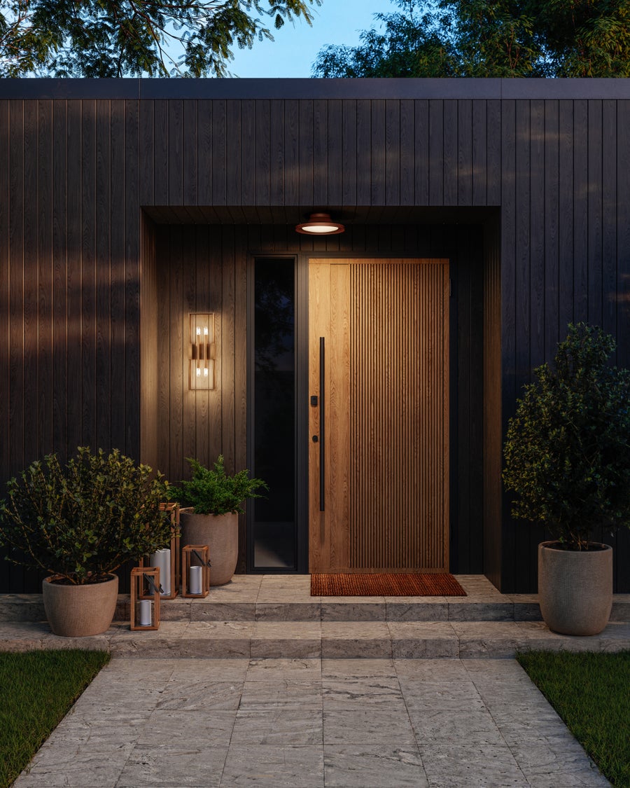 Troy Lighting Santa Clara Exterior Wall Sconce — B2924-PBR