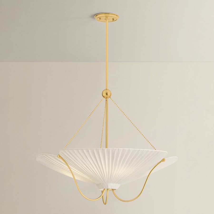 Hudson Valley Lighting Gerhard Pendant — Aged Brass