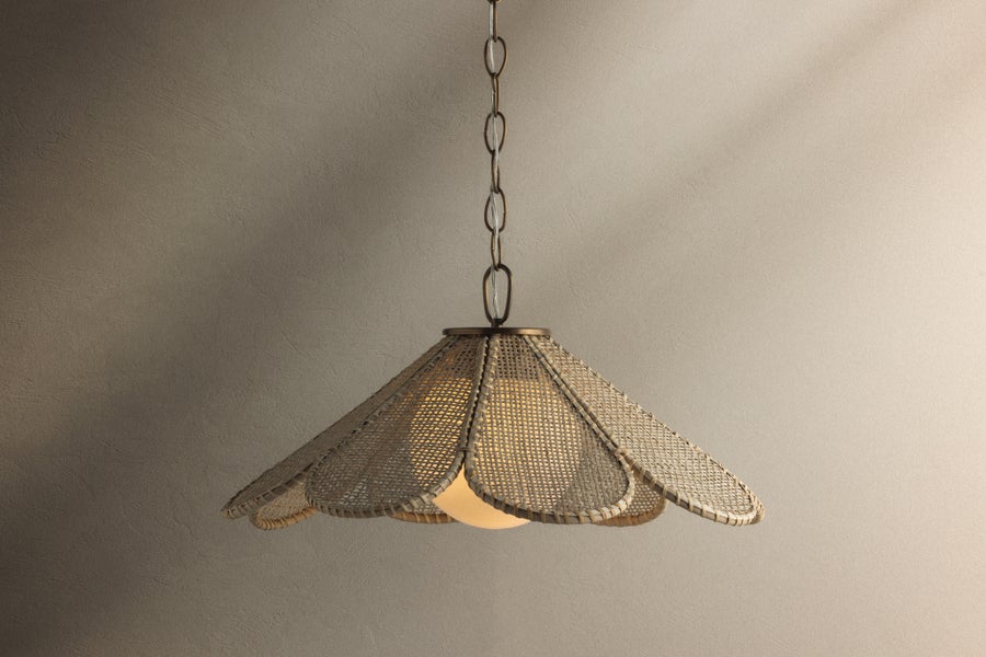 Troy Lighting Petal Pendant — F3324-PBR