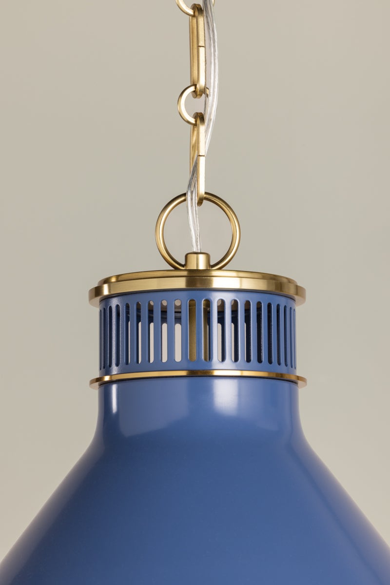Hudson Valley Lighting Highclere Pendant — MDS2404-AGB/FBL