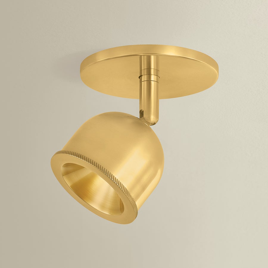 Hudson Valley Lighting Tuthill Flush Mount — Aged Brass