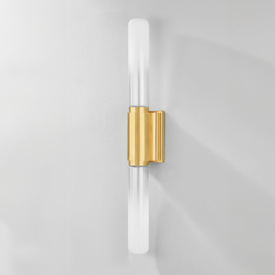 Hudson Valley Lighting COLRAIN WALL SCONCE — Aged Brass