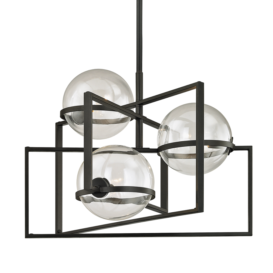 Troy Lighting Elliot Chandelier — F6223-TBK