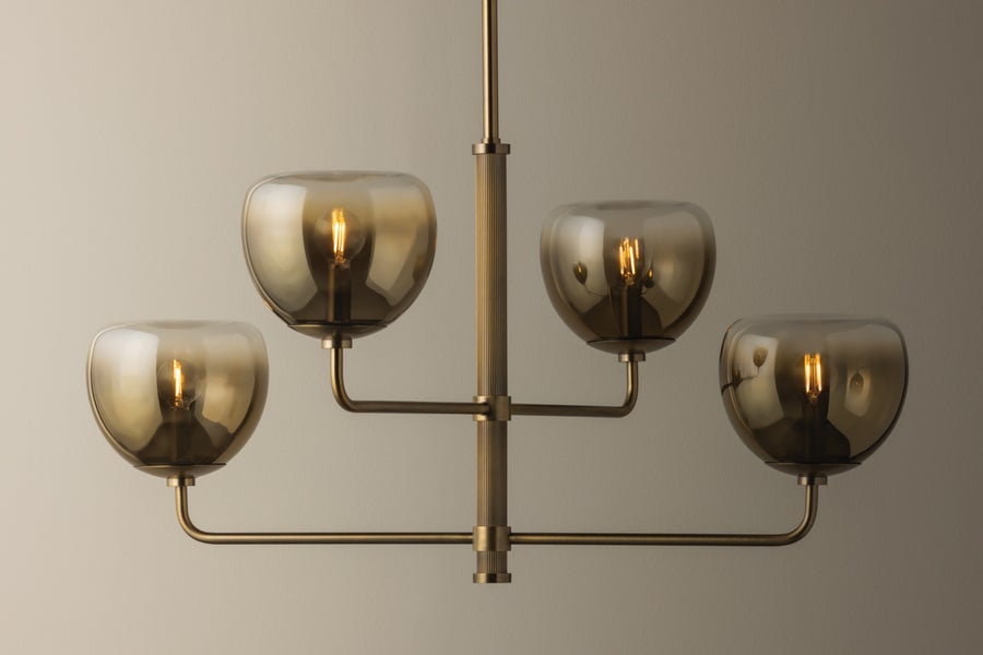 Troy Lighting AUGUST CHANDELIER — F3734-PBR