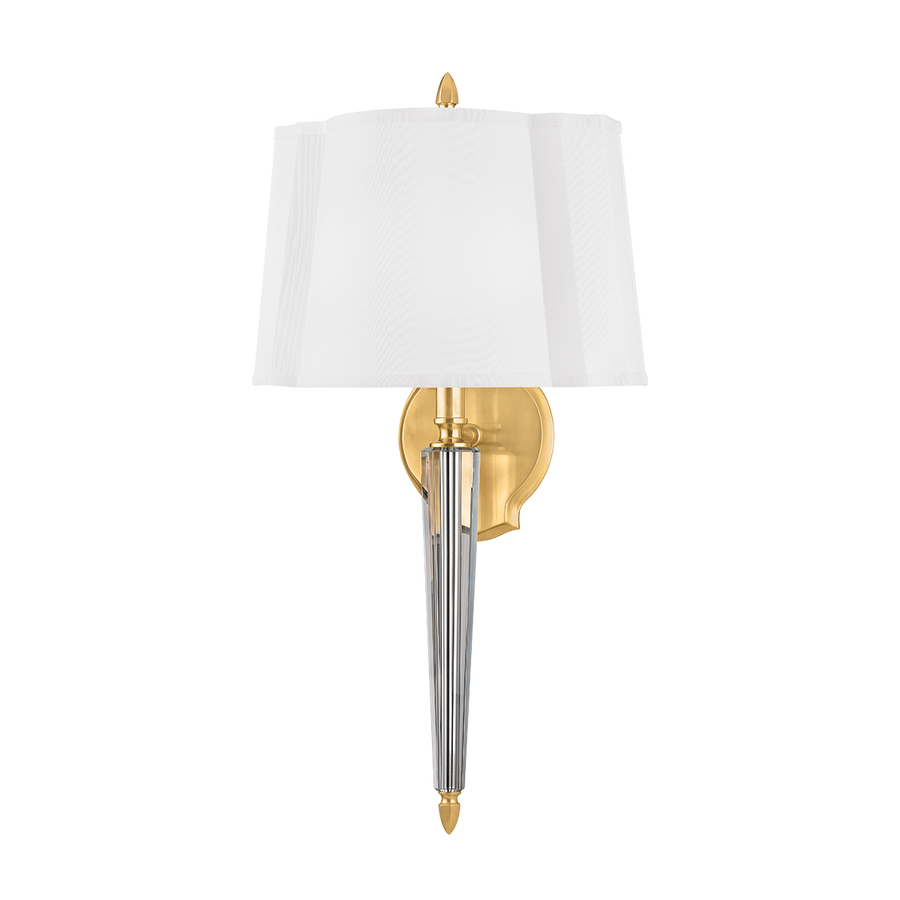 Hudson Valley Lighting Oyster Bay Wall Sconce — Aged Brass