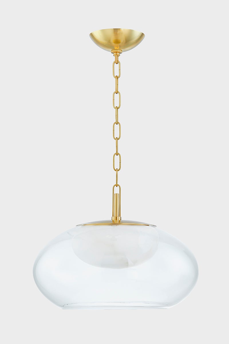 Hudson Valley Lighting MOORE Pendant — Aged Brass