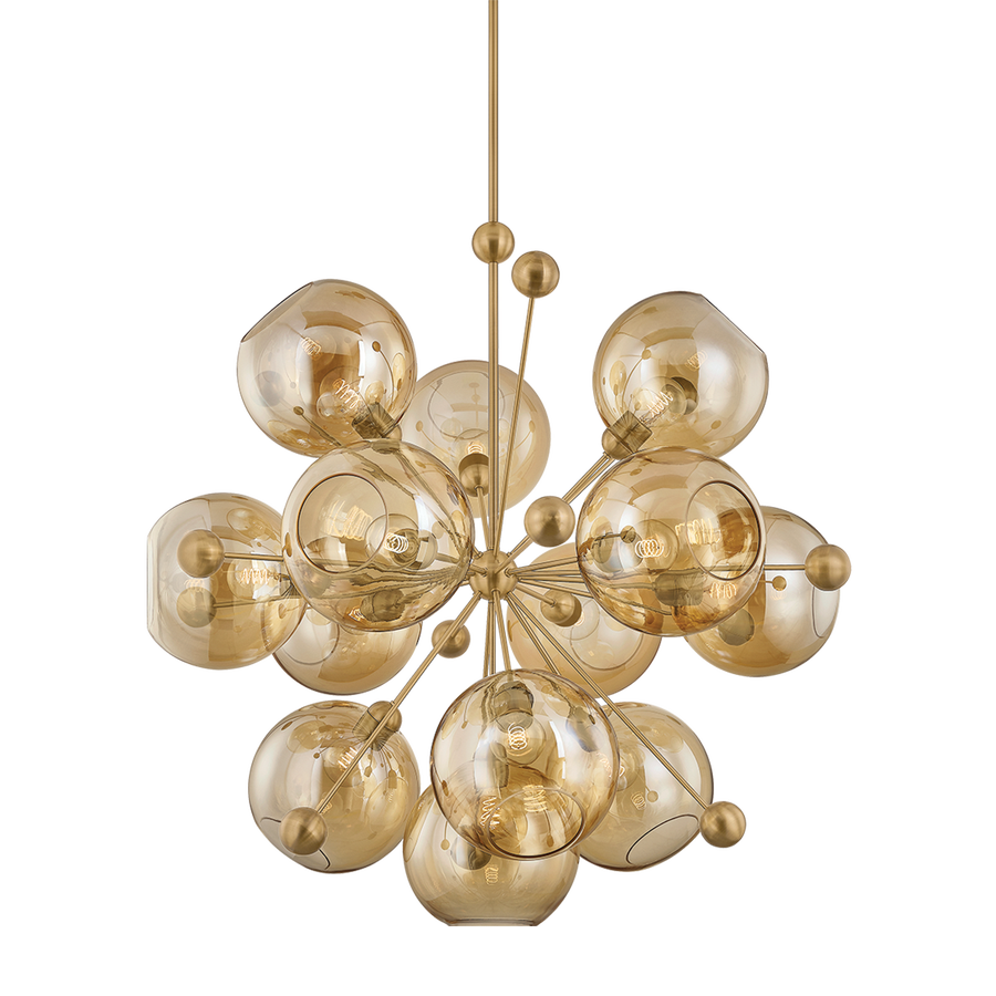 Troy Lighting ELLORY CHANDELIER — F1246-PBR