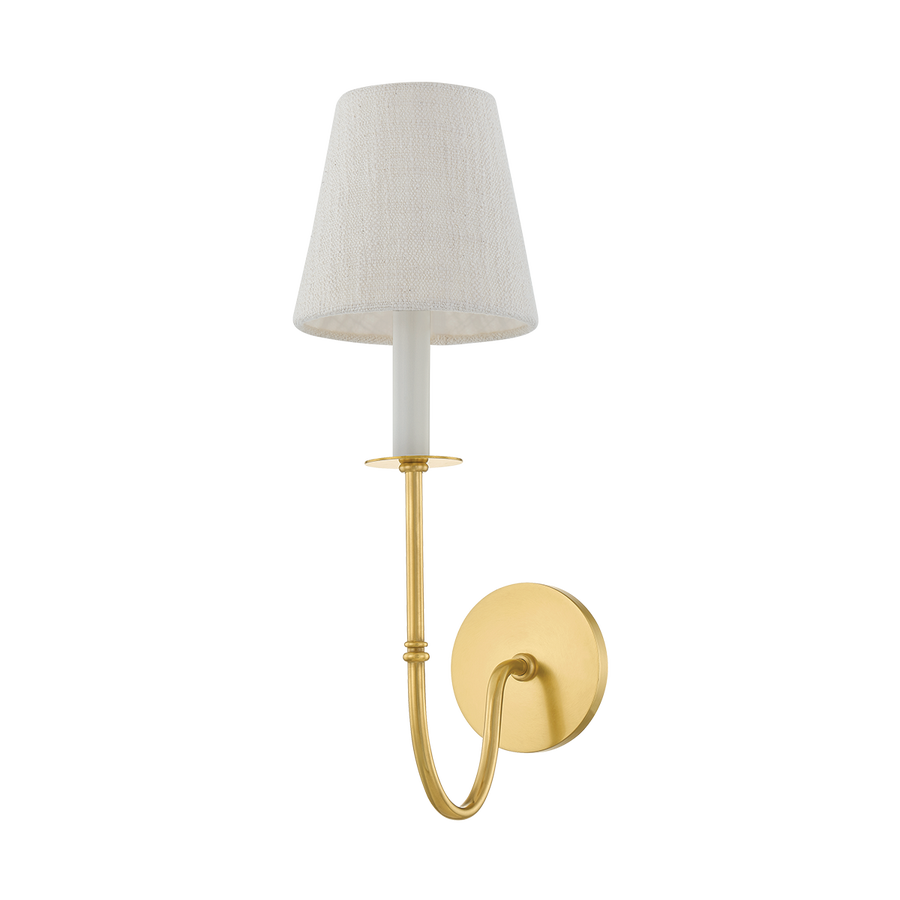 Hudson Valley Lighting Amina Wall Sconce — Aged Brass